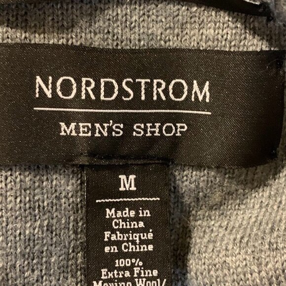 Nordstrom Men's Shop Men's 100% Merino Wool Lined Sweater Vest Size M - Picture 8 of 12